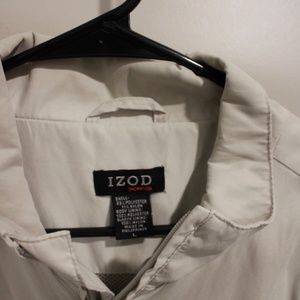 IZOD Stone Nylon Pullover